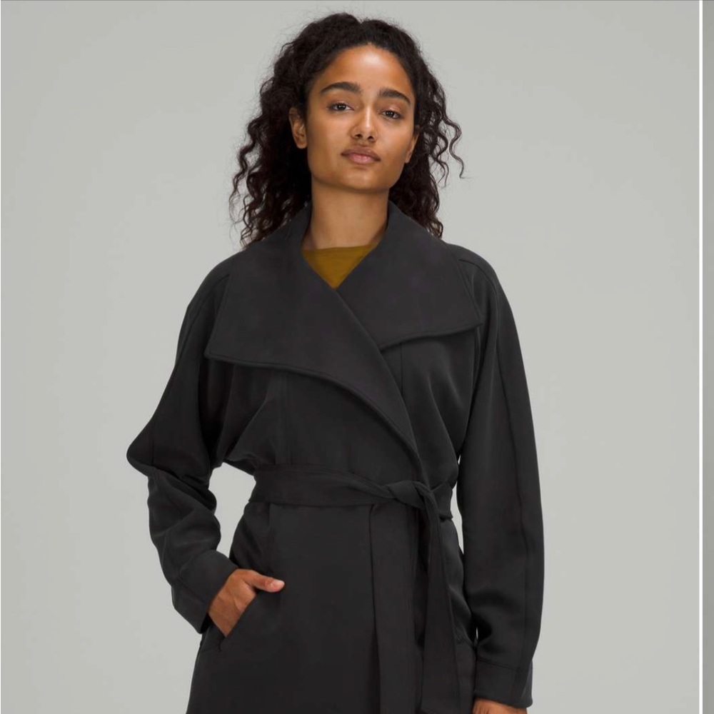 Ribbed Softstreme Belted Wrap